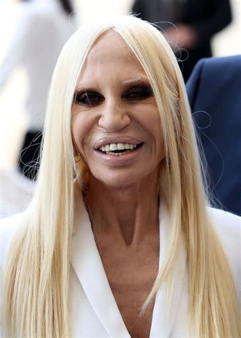 donatella versace gala|donatella versace face what happened.